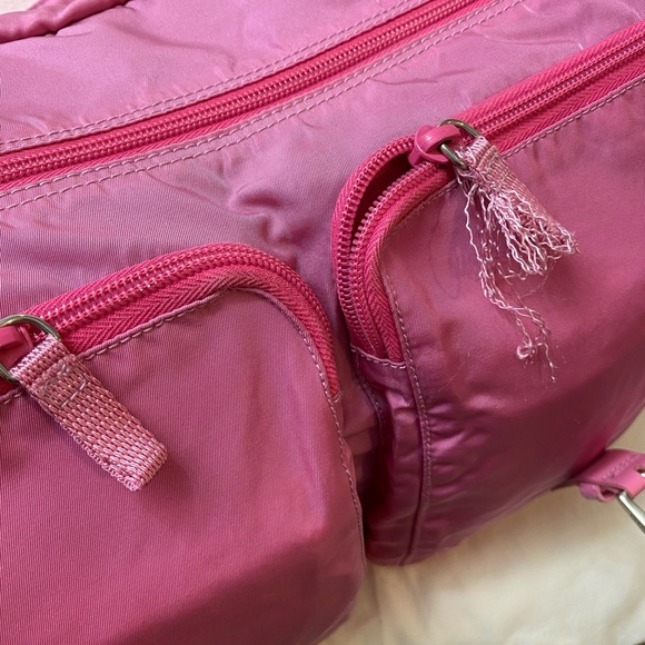 Prada Double pocket Messenger Bag, in Begonia color - Picture 11 of 15